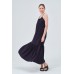 ASKILI OVERSIZE RAHAT KESİM GÜNLÜK SAHİL- BEACH PLAJ LACİVERT ELBİSE 